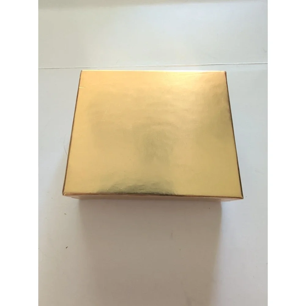 Vintage Estee Lauder Pressed Powder Compact Columbus Day Discovery 1992 Map Gold